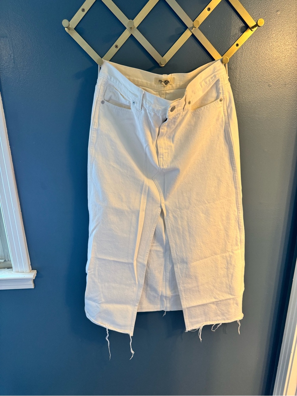 Madewell Midi Denim skirt